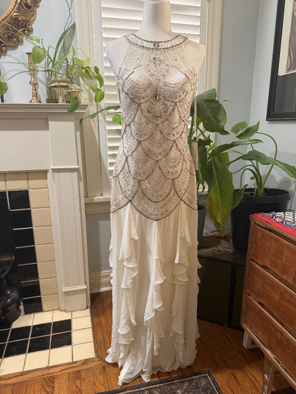 Stunning beaded gown